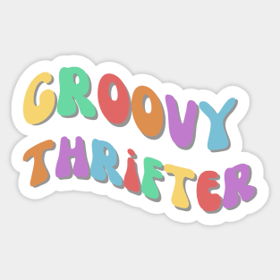 Groovy Thrifter Sticker